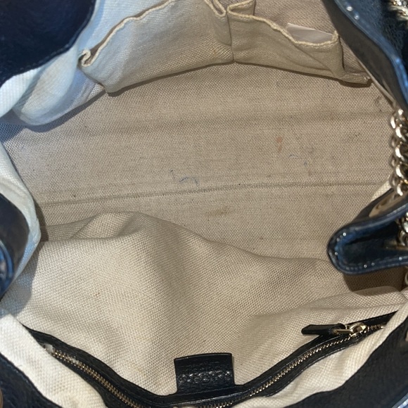 Gucci Soho Shoulder Bag Chain Strap Medium Black - Picture 4 of 6